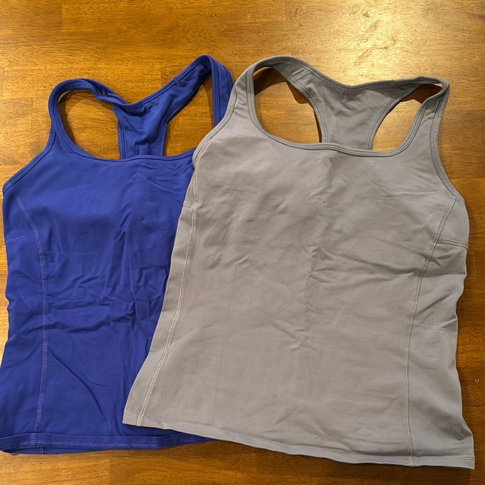 GAP (size M) Women's Blue and Gray Tank Tops